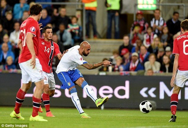 زازا يسدد كرة الهدف الأول