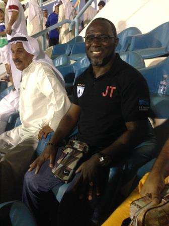 جاكسون كما بدا اليوم من داخل مدرجات السالمية