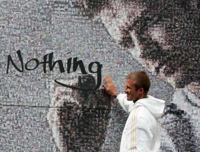 " لا شئ " هل يكون جزاء بيكهام ؟