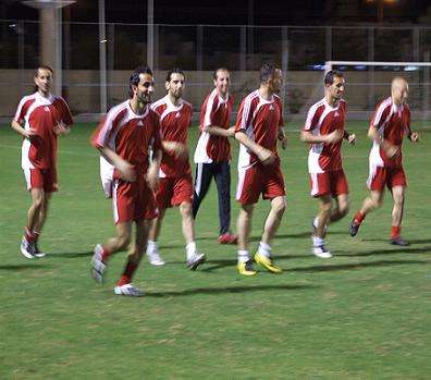 شباب الاردن يتدرب في مسقط