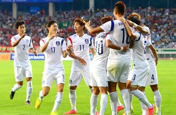 لاعبو منتخب كوريا الجنوبية الأولمبي