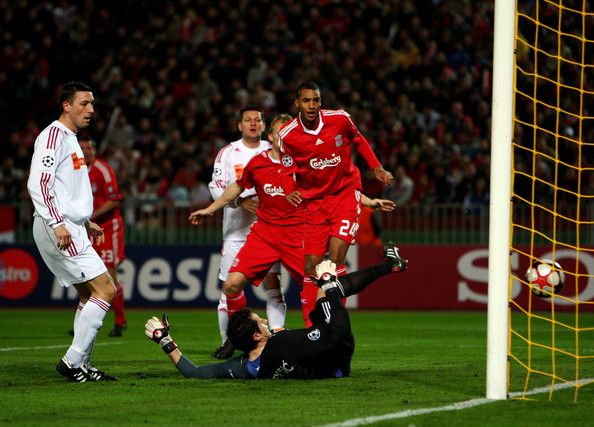 إنجوج  سجل لليفربول اخر اهدافه بدوري الابطال 2009 في مرمى ديبرشيني 