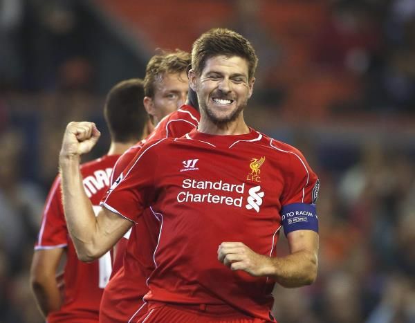 فرحة كبيرة لجيرارد بفوز الليفر