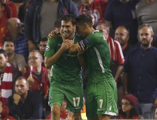 داني أبولو وفرحته بهدف التعادل للودوجوريتس قبل خسارة فريقه