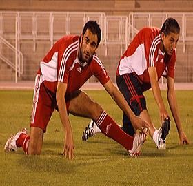 من تدريبات شباب الاردن يوم امس وبعدسة كوورة