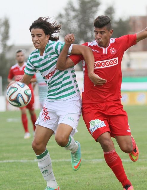 لقطة من مباراة شبيبة القيروان و النجم الرياضي الساحلي