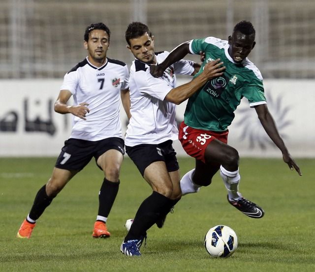 جانب من لقاء الوحدات والأهلي اليوم