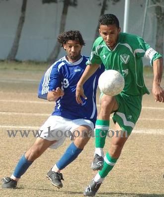 خالد حسين صاحب الهدف الوحيد فى لقطة من مباراة اليوم 