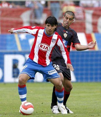 جانب من لقاء اتليتيكو مدريد والعامرية