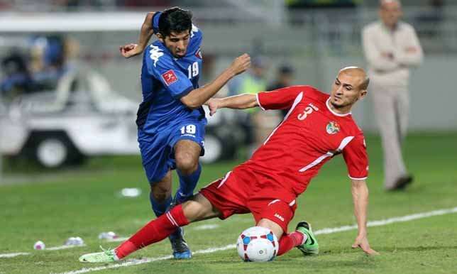من لقاء الأردن والكويت بغرب آسيا عام 2014