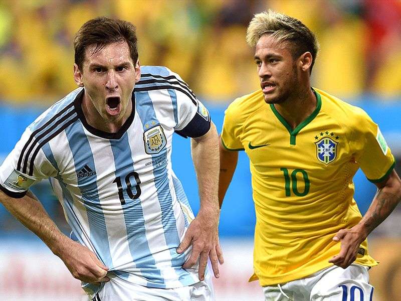 الارجنتين والبرازيل "كلاسيكو" دولي وصراع بين ميسي ونيمار