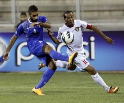 منتخب الأردن أهدف الفوز أمام ضيفه الكويتي