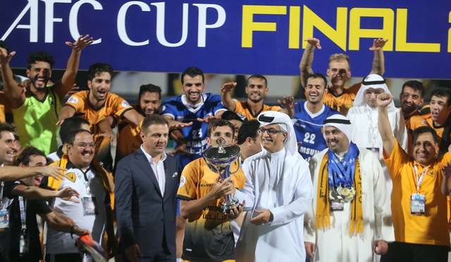 سلمان بن ابراهيم يتوج فريق القادسية الكويتي بطلاُ لمسابقة كأس الإتحاد الآسيوي