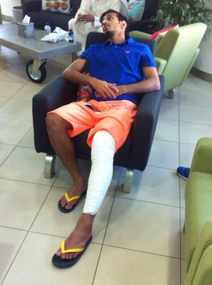 الحشان كما بدا صباح اليوم في انتظار توقيع الكشف عليه من قبل الطبيب الفرنسي