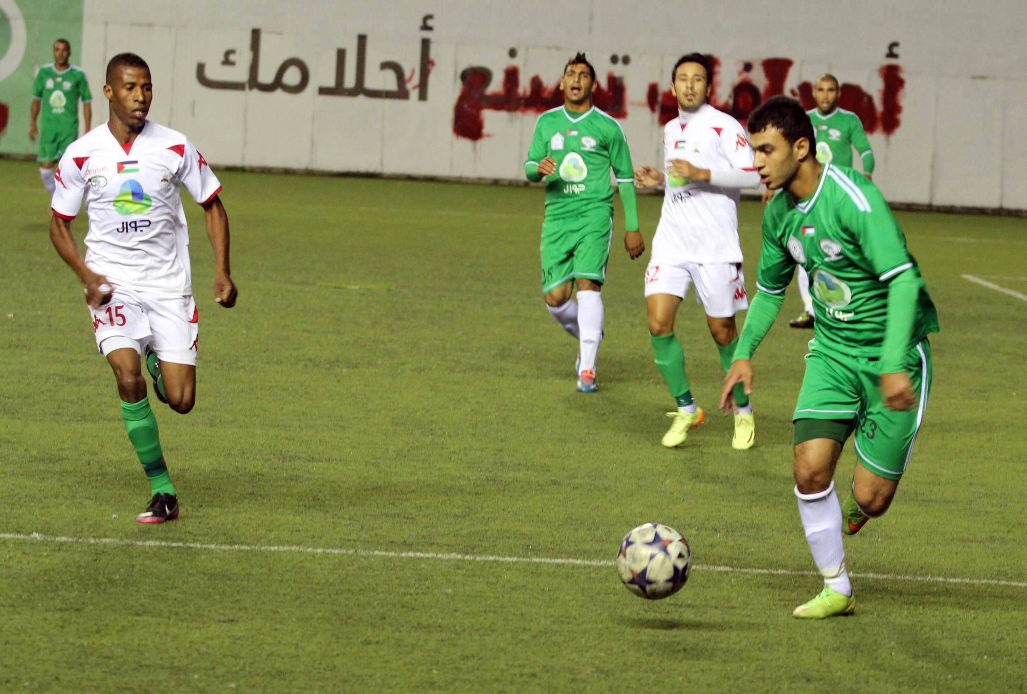 جانب من المباراة 