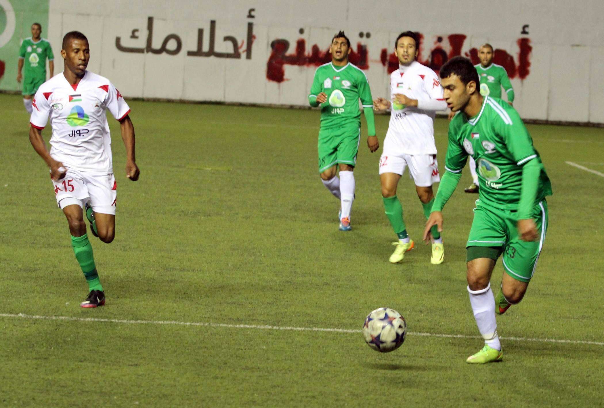 جانب من المباراة 