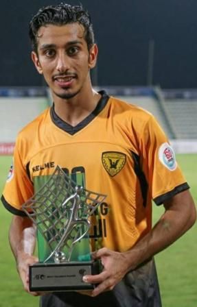 الحشان مع جائزة أفضل لاعب