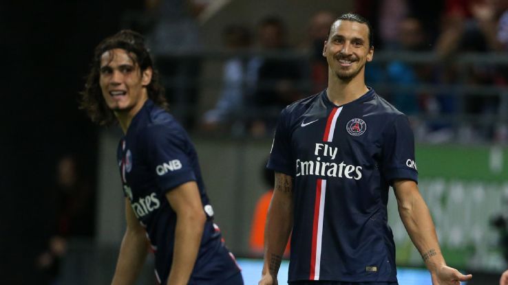 ابراهيموفيتش مع كافاني