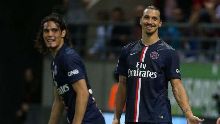 ابراهيموفيتش مع كافاني