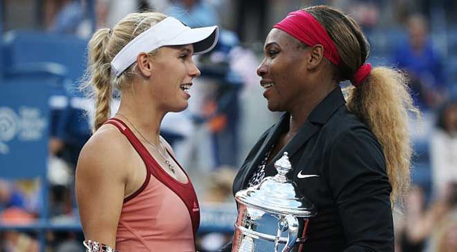 مواجهة سابقة بين سيرينا وفوزنياكي 