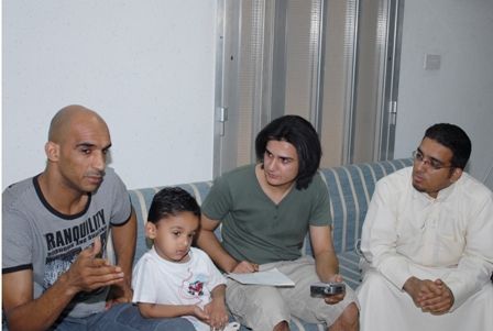 خالد الشمري مع مشرفي كوورة كويتية