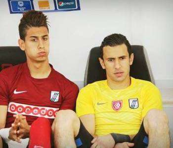 الحارس الشاب صبري بن حسن صحبة الحارس الاول رامي الجريدي