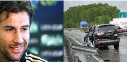 صورة من حادث السير