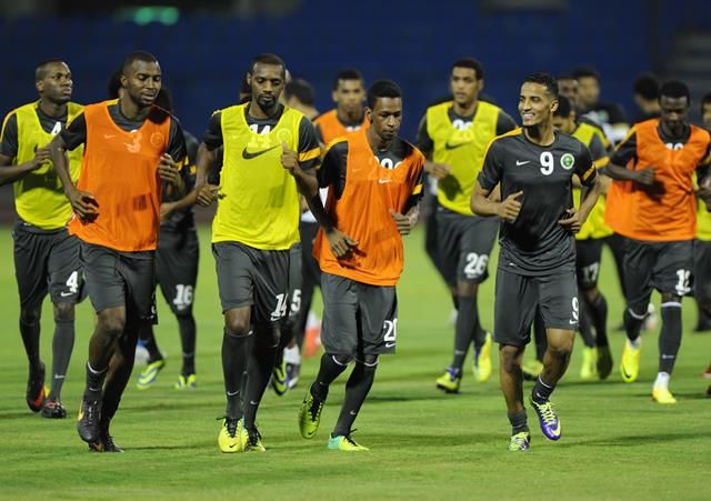 تدريبات المنتخب السعودي