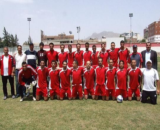صورة جماعية لنجوم شباب الاردن بصنعاء وبعدسة كووورة