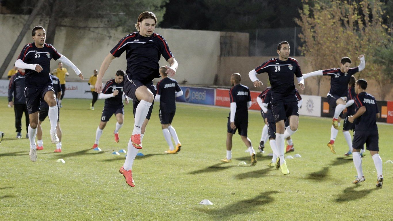 من تدريبات منتخب الأردن اليوم 