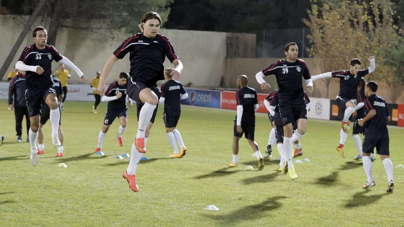من تدريبات منتخب الأردن اليوم 