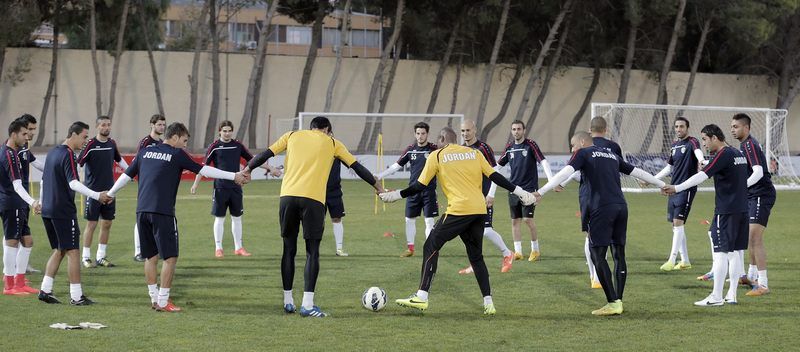 من تدريبات النشامى اليوم