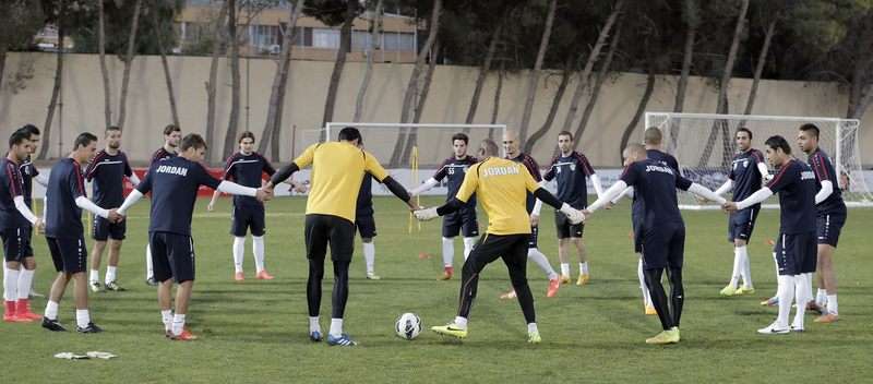 من تدريبات النشامى اليوم