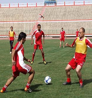 جانب من تدريب اليوم