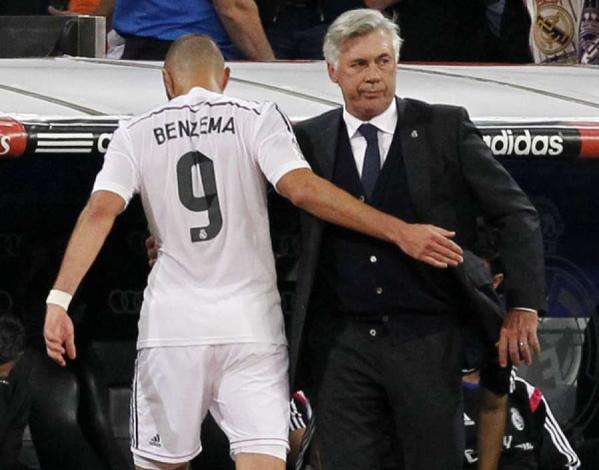 أنشيلوتي وبنزيما