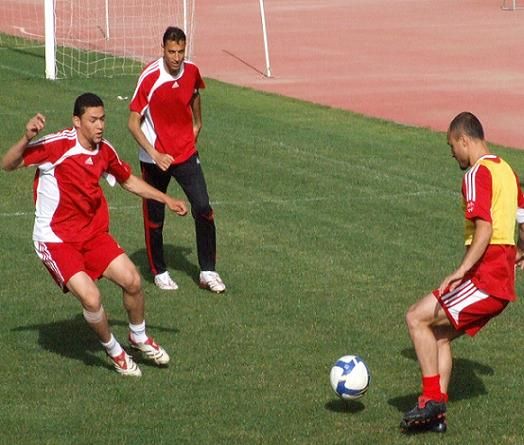 جانب من تدريب فريق شباب الاردن الاخير