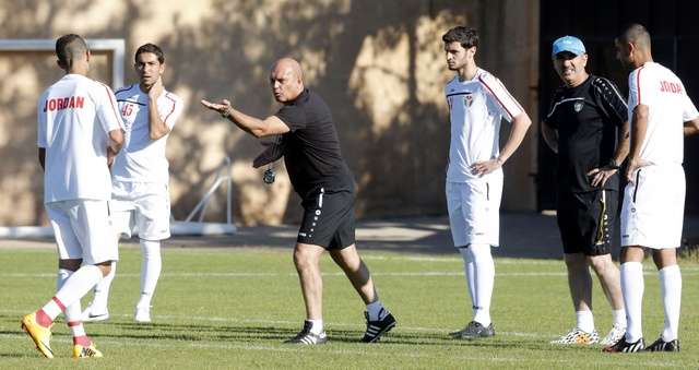 منتخب الأردن لكرة القدم يستعد لمواجهة أستونيا