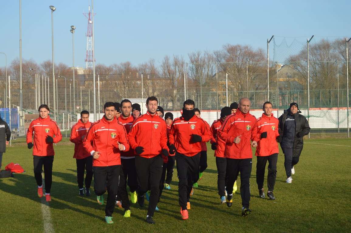 من تدريبات منتخب الأردن في أستونيا اليوم 