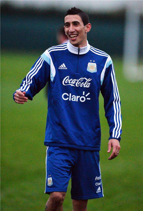 دي ماريا في تدريب التانجو