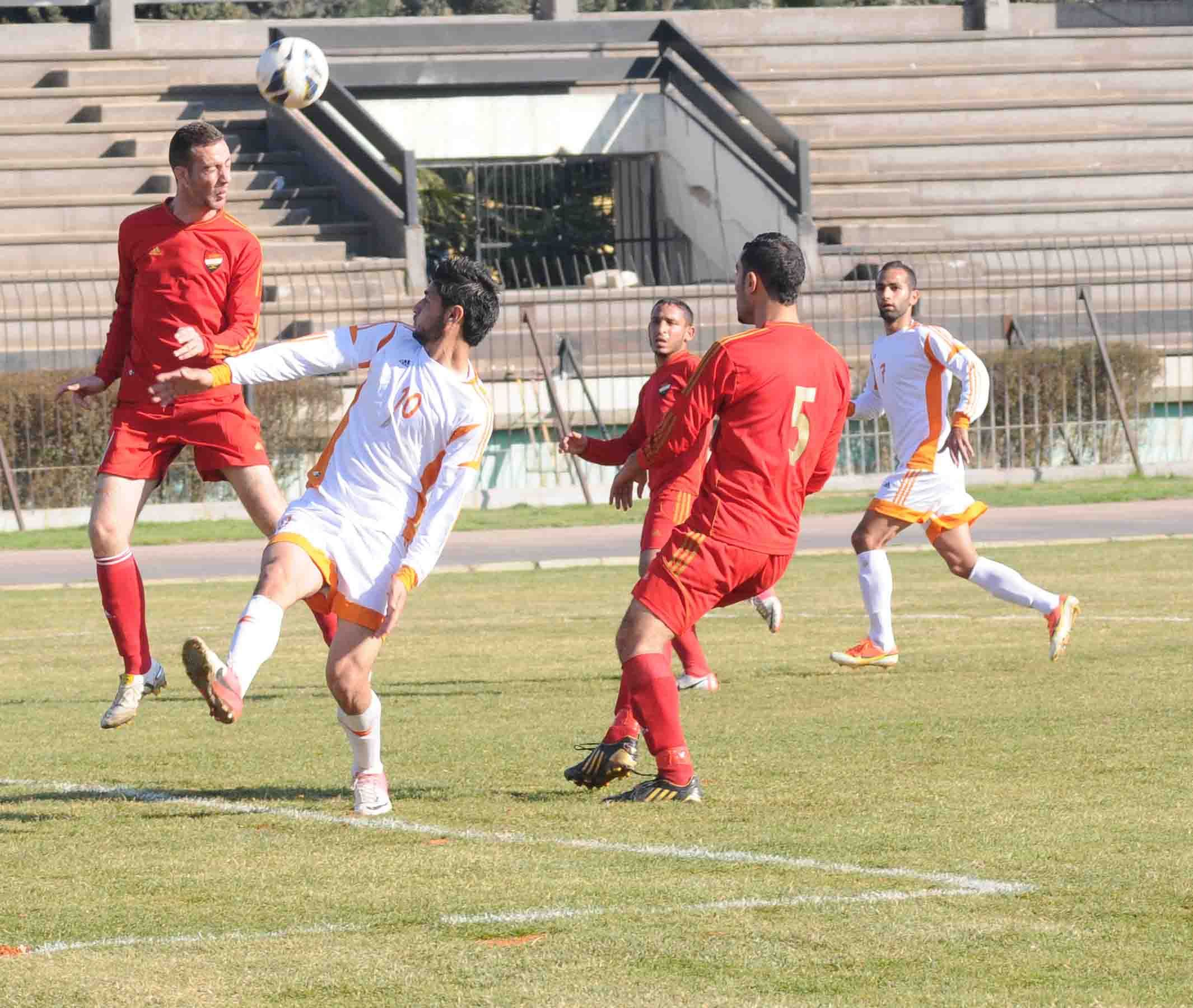 لقطة من منافسات الدوري السوري 2014