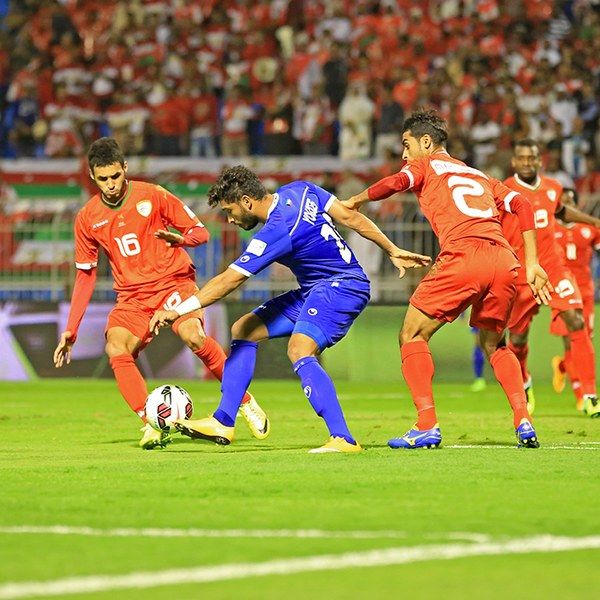 من مباراة عُمان والكويت