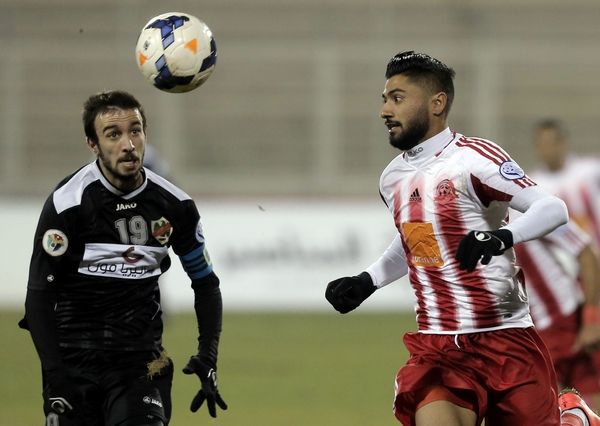 من لقاء الأهلي وشباب الأردن اليوم