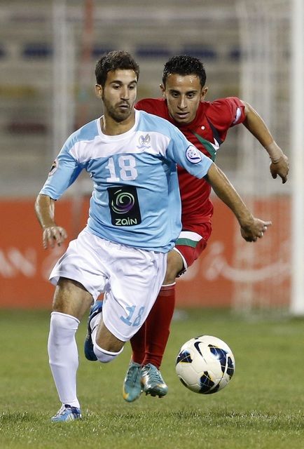 من لقاء الفيصلي والمنشية ذهاباً