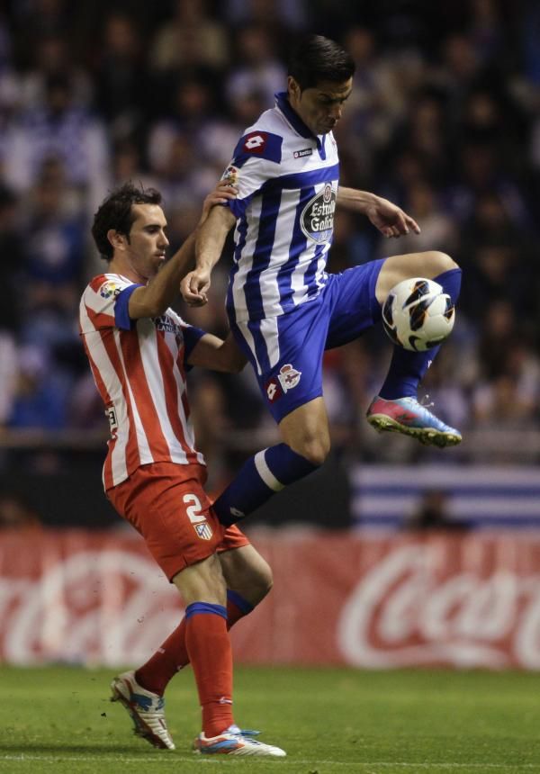 جانب من لقاء سابق بين  اتلتيكو وديبورتيفو