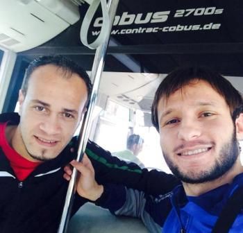 عدوس واللحام بعد وصولهما قطر