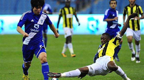 من مباراة الاتحاد والهلال