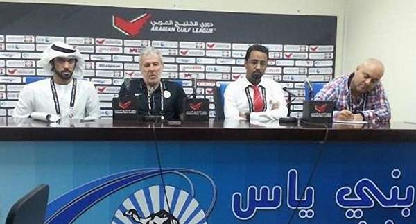 المؤتمر الصحفي لمدرب الجزيرة جيرتيس