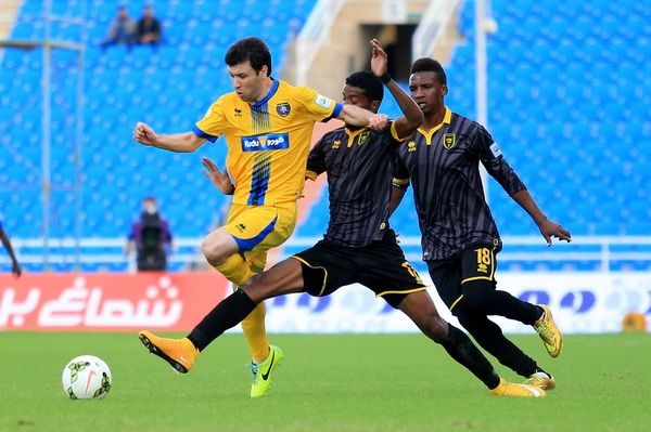 لقطة من المباراة