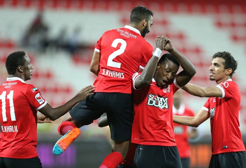فرحة لاعبي الأهلي