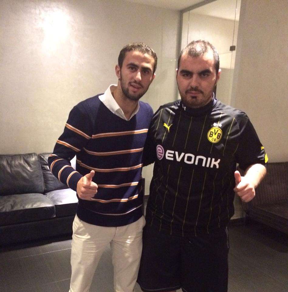 العيساوي وخير بعد توقيع العقد